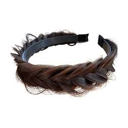 BAILIY Haar-Zopf-Stirnband, breite Lünette, Haarreifen, mehrlagig, Kreuzknoten, Stirnband, geflochten, dick, dick, geflochten, klobig, Stirnband von BAILIY