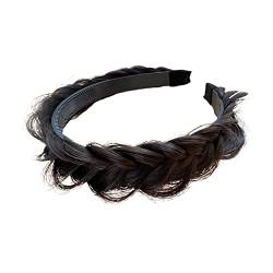 Twist Perücke, Stirnbänder für Frauen, breite Fischgräten-Zöpfe, Haarbänder, handgefertigt, Kopfgeschenk, B6I2, Kopfbedeckung, Zubehör, Styling-Reifen, Haar von BAILIY