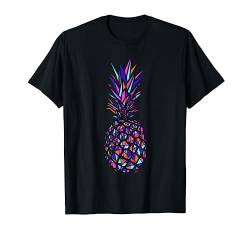 Ananas Dreieck Muster geometrisch Hipster minimalistisch T-Shirt von BAINAI
