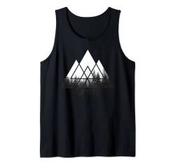 IN THE FOREST Wald Natur Motiv geometrisch Minimalismus Tank Top von BAINAI