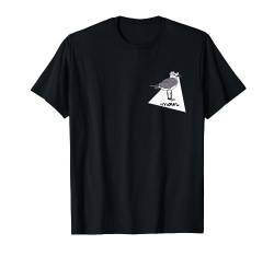 MOIN Mini Pocket Geometrisch Möwe Minimalismus klein maritim T-Shirt von BAINAI