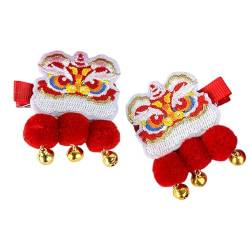 Chinesischer Drachen-Jahr-Haarspange für Mädchen, Festival, Kostüm, Haarnadel, Pferdeschwanzhalter, Frühlingsfest, Haar-Accessoires, Damen-Haarschmuck von BAIRU
