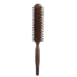 Professionelle Styling-Haarbürste mit Wildschwein- und Nylonborsten, bequemer runder Kamm, geeignet für kurzes, dünnes, feines Haar, feine Haarbürste von BAIRU