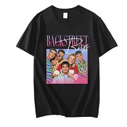 Backstreet Boys T-Shirt Unisex 90s Vintage Tee Shirts Mens Unisex Graphic Tee Black M von BAISHA