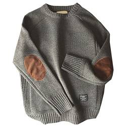 BAIXIAOCHI Winter Dicker Herren Pullover Patch All-Match Knitted Bottoming Shirt Herren Pullover von BAIXIAOCHI
