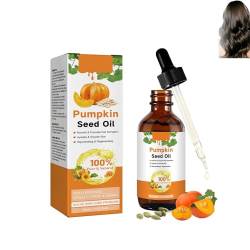 Bio-Kürbiskernöl Für Das Haarwachstum, Kürbiskernöl Für Haarwachstum, Pumpkin Seed Oil For Hair, Kaltgepresstes Aromatherapie Massageöl, Reparatur Von Geschädigtem Haar Für Männer Und Frauen (1PC) von BAInuai