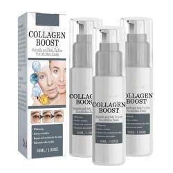 EELHOE Collagen Boost Anti-aging Serum, Eelhoe Collagen Boost Anti-aging Serum Anti-falten Serum, Collagen Booster für das Gesicht mit Hyaluronsäure (3 Stück) von BAInuai
