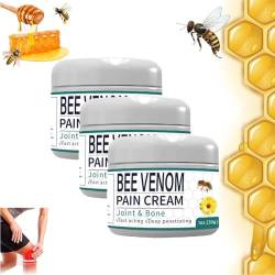 IFMAGIC Bienengift-Schmerzcreme, Bee Venom Pain Cream, Bienengift-Schmerz und Knochenheilungscreme, Bienengift-Creme Gegen Schmerzen, Neuseelandisches Bienengift-Gel für Gelenk (3PC) von BAInuai
