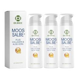 Moossalbe Plus, Mooscreme Gegen Falten, Moossalbe Gesicht Falten Antifaltencreme Soforteffekt Moos Salbe für Alle Hauttypen (3PC) von BAInuai