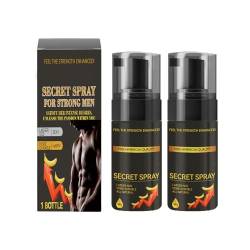 Secret Spray Für Starke Männer, The Male Delay Spray, Men's Spray Long Lasting Delay Spray, Men's Long Lasting Delay Stronger Spray, Verbessert Den Komfort (2PC) von BAInuai