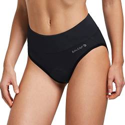 BALEAF Damen Radsport Unterwäsche 3D gepolsterte Fahrradshorts Leichte schnell trocknende Radhosen Atmungsaktiv Radlerunterhose mit 3D Gel Sitzpolster Schwarz S von BALEAF