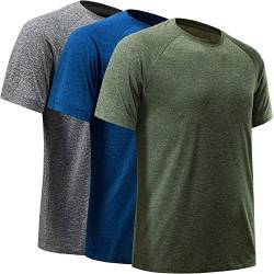 BALENNZ Workout-Shirts für Herren, feuchtigkeitsableitend, schnell trocknend, aktiv, athletisch, Fitnessstudio, Performance-T-Shirts von BALENNZ