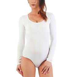 BALI Lingerie - Damen Langarm String Body - 78 321 (XL, Weiß) von BALI Lingerie