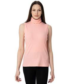 BALI Lingerie - Damen Rollkragen Shirt Ärmellos Langarm (1200, Rosa, XL) von BALI Lingerie