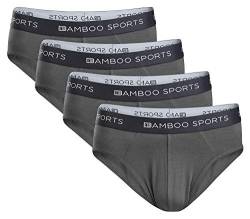 Bamboo Sports Herren Slip aus Bambus, super weich und bequem - - X-Large von BAMBOO SPORTS B