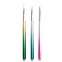 3 Größe Nail Art Liner Pinsel Acryl UV Gel 3D Nagel Malerei Zeichnung Pinsel Stift Set Maniküre Pflege Werkzeug Für DIY Nageldesign Nail Art Liner Bürsten Uv Gel Malerei Acryl Nagel von BANAN