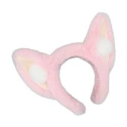 BANAN Waschen Gesicht Stirnband Füchse Ohr Haar Hoop Plüsch Party Kopfbedeckung Ostern Party Cosplay Kostüm Unisex Waschen Gesicht Stirnbänder Für Frauen Füchse Waschen Gesicht Stirnband Niedlich von BANAN