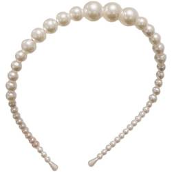 Perlen-Stirnbänder, elegante Prinzessinnen-Perle, Blumen-Haarband, modisches Haar-Accessoire für Braut, Brautjungfern, Party, Perlen, Stirnbänder für Frauen, Hochzeits-Stirnband von BANAN