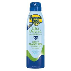 Banana Boat Sunscreen Ultra Defense MAX Skin Protect Ultra Mist Broad Spectrum Sun Care Sunscreen Spray - SPF 100, 6 Ounce von BANANA BOAT