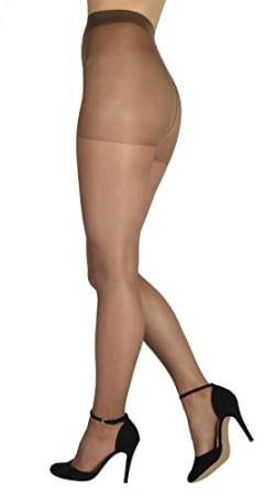 BANANALU feine elastische seiden Strumpfhose Damen 20 Den Höschenteil Panty 20 Shade XL von BANANALU