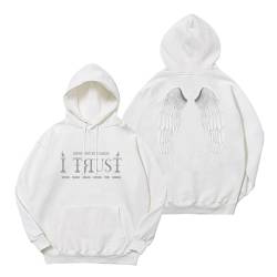 BANB I Trust Album Merch Hoodie K-Pop Support Sweatshirt für Fans White Thick-M von BANB