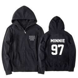 BANB Merch Hoodie Miyeon Minnie Soyeon Yuqi Shuhua Soojin Name Print Support Sweatshirt für Fans Minnie Thin-S von BANB