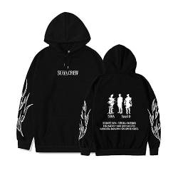 BANB Suga Agust D Concert Merch Hoodie warmes Loses Sweatshirt für Fans D Black-XL von BANB