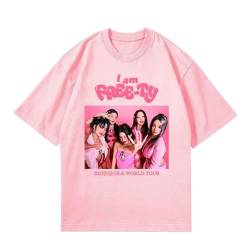 I Am Free-ty Merch-T-Shirt World Tour K-Pop Support T-Shirt Für Fans Pink-S von BANB