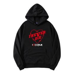 I Never Die Nie Merch Hoodies Miyeon Minnie Soyeon Yuqi Shuhua Name Print Support Sweatshirt Für Fans Black Thin-L von BANB