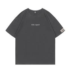 Suga Agust D Merch T-Shirt D-Day Concert Merch T-Shirt T-Shirt T-Shirt für süße Fans Mädchen Dark Grey-L von BANB