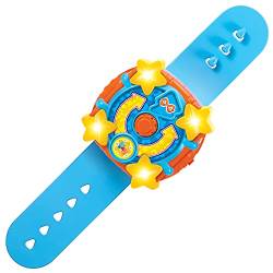 BANDAI Vlad & Niki Vlad's Adventure Time Watch (blaues Armband) – Spielzeuguhr mit Stimme und Lichteffekten für Abenteuerspiele P57711 von BANDAI