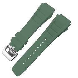 BANDKIT Gummi-Uhrenarmband 20 mm 25 mm für Richard Federsteg Silikon Mille Sport Uhrenarmband weich wasserdicht Armband, 20 mm, Achat von BANDKIT