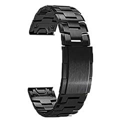 BANDKIT Quick Release 22 26 mm Armband für Garmin Fenix 6 6X Pro 5 5X Plus 935 3HR Uhr Titanlegierung Uhrenarmband Zubehör Armband, For Approach S60 S62, Achat von BANDKIT