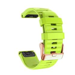 BANDKIT QuickFit-Armband für Garmin Fenix 7 x 7 6 x 6 5 x 5 20 Smartwatch 22 26 mm, Silikonbänder für Fenix 7s 6s Pro 5s Plus, 22mm Width, Achat von BANDKIT