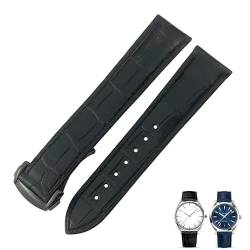 BANDKIT Uhrenarmband aus Krokodilleder, passend für Omega De Ville Seamaster Constellation, 18 mm, 19 mm, 20 mm, 21 mm, 22 mm, echtes Alligatorleder-Armband, 19 mm, Achat von BANDKIT