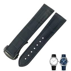 BANDKIT Uhrenarmband aus Krokodilleder, passend für Omega De Ville Seamaster Constellation, 18 mm, 19 mm, 20 mm, 21 mm, 22 mm, echtes Alligatorleder-Armband, 21 mm, Achat von BANDKIT