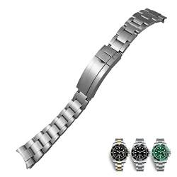 BANDKIT Uhrenarmband für Rolex Submariner Oysterflex GMT 20 mm, 904L Edelstahl, Gleitklappschnalle, Uhrenarmband, 20 mm, Achat von BANDKIT