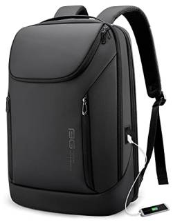 BANGE Business-Smart-Rucksack, wasserdicht, 39,6 cm (15,6 Zoll), Laptop-Rucksack mit USB-Ladeanschluss, langlebiger.Reise-Rucksack von BANGE