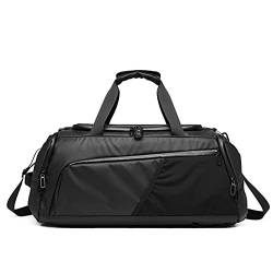 Sporttasche，Gym Bag Männer Gymnastasche Große Reise Training Fitness-Training Sporttasche Rucksack wasserdichte Trockene nasse Schulter Laptoptasche 62x26x26cm T8839 von BANGHA