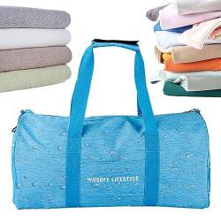 Carry on Duffel Bag – Turnbeutel für Damen, Reisetasche mit mehreren Fächern, Tote Umhängetasche für Reisen, Yoga, Fitnessstudio und mehr Baok, himmelblau, 1 von BAOK