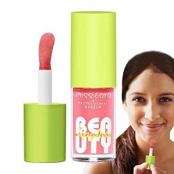 Feuchtigkeitsspendender Lipgloss - Lippenstift für Frauen - Antihaftbeschichteter Becher, schimmerndes, lang anhaltendes, geschmeidiges, feuchtigkeitsspendendes Lippenöl für trockene Lippen, Baok von BAOK