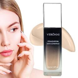 Foundation-Make-up | Make-up-Grundlage für das Gesicht,1,35 Oz Concealer und feuchtigkeitsspendende Basis-Flüssigkeits-Cover-Creme, farbveränderndes Gesichts-Make-up zur Kombination Baok von BAOK