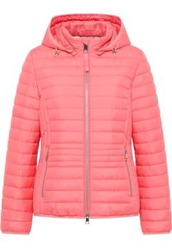 BARBARA LEBEK Damen Steppjacke mit Kapuze Coral orange - 42 von BARBARA LEBEK