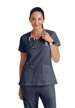 BARCO Grey’s Anatomy Women’s Kira Scrub Top - Steel, L von BARCO