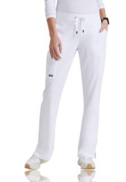 Grey's Anatomy 4277 Straight Leg Pant White XS von BARCO