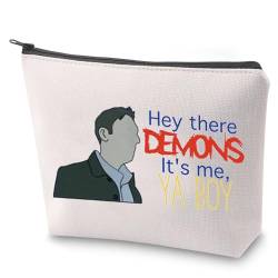 Kosmetiktasche mit lustigem Spruch "Hey There Demon's It's me Ya Boy" Meme Make-up-Tasche mit Reißverschluss, Ya Boy, Nein von BAUNA