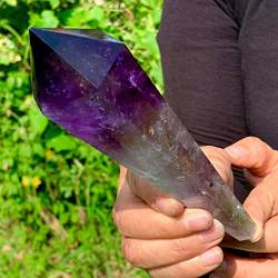 BAWHO 260 g-270 g Top Natural Amethyst Scepter Specimen Crystal Stone QINTINYIN von BAWHO