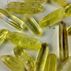 BAWHO 5 teile/los Natürliche Kristall Punkt Zauberstab Kristall Steine ​​und Probe Hause Aquarium Garten Topfpflanzen Dekor QINTINYIN (Color : Yellow, Size : 1.37-2.16in 5pcs) von BAWHO