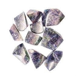 BAWHO Geschenk Naturkristallstein Lila Edelstein Lolette Freeform Home Decor Natursteine ​​PEIQIYIN QINTINYIN (Size : 100-150g) von BAWHO