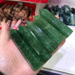 BAWHO Home Natürlicher grüner Erdbeerkristall-Edelstein-Punkt-Obelisk-Reiki-Kristallstein-Zauberstab for Heimdekoration QINTINYIN (Size : 1kg 7-9cm) von BAWHO